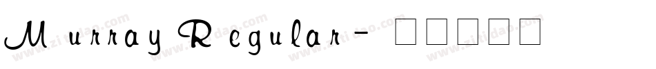 Murray Regular字体转换